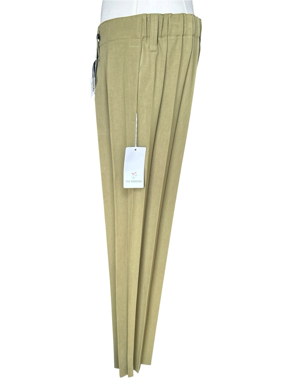 Men Homme Issey Miyake Green Khaki Edge Ensemble Trousers Size 3 - Picture 12 of 16